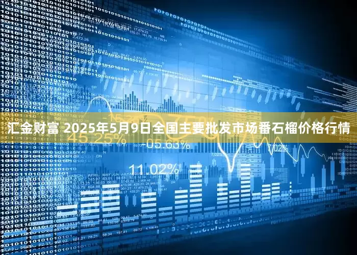 汇金财富 2025年5月9日全国主要批发市场番石榴价格行情