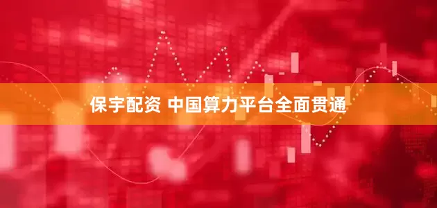 保宇配资 中国算力平台全面贯通