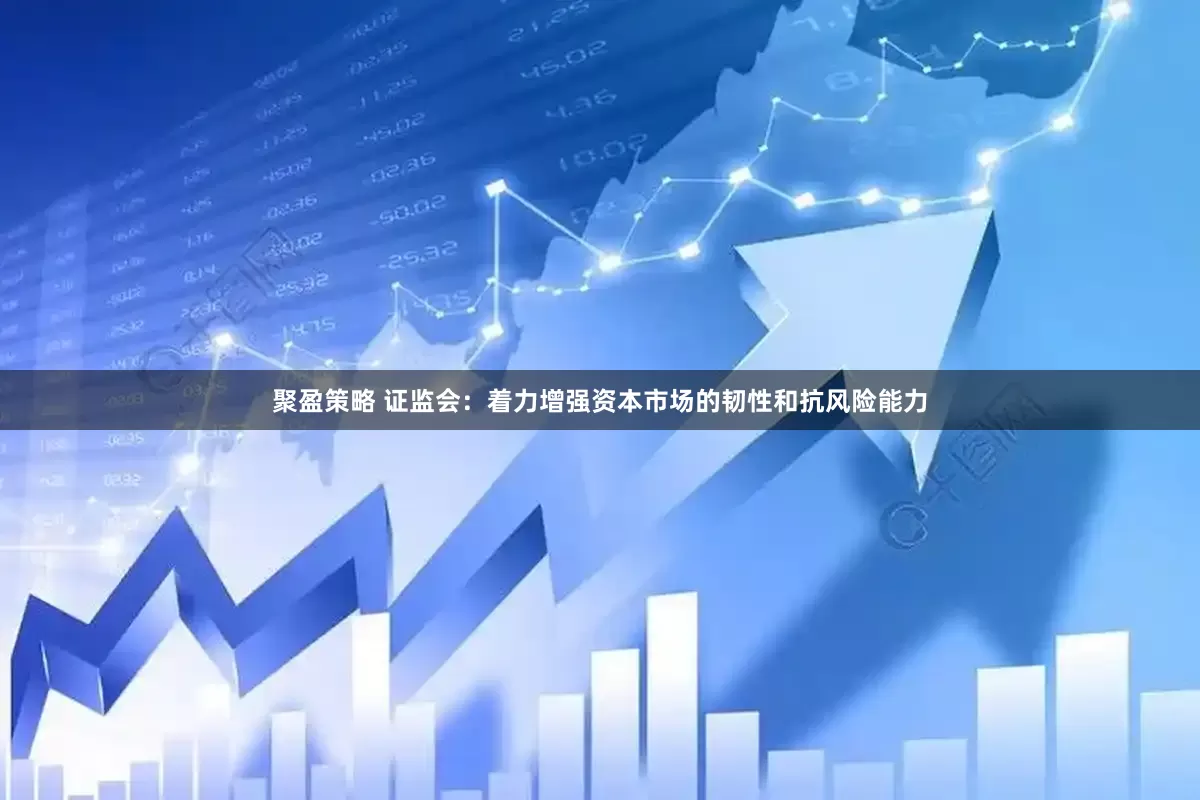聚盈策略 证监会：着力增强资本市场的韧性和抗风险能力