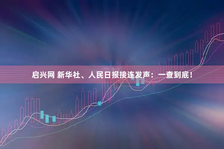启兴网 新华社、人民日报接连发声：一查到底！